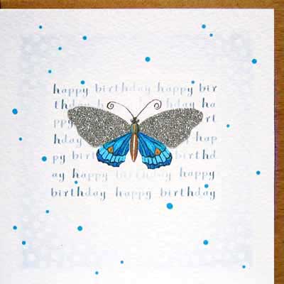 happy birthday - butterfly